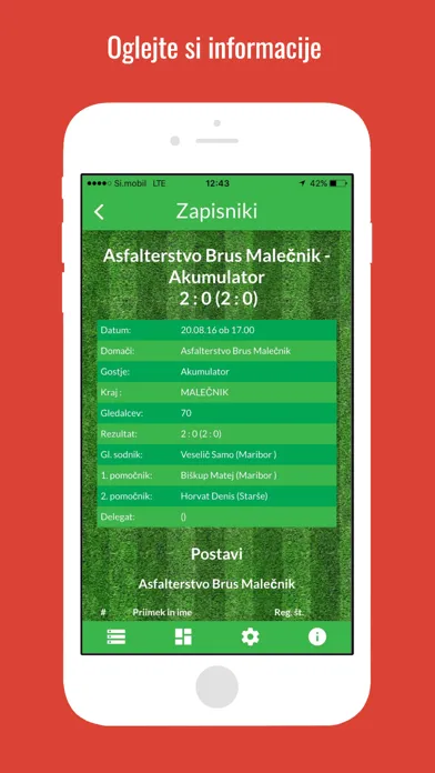 Nogomet.mobi Screenshots
