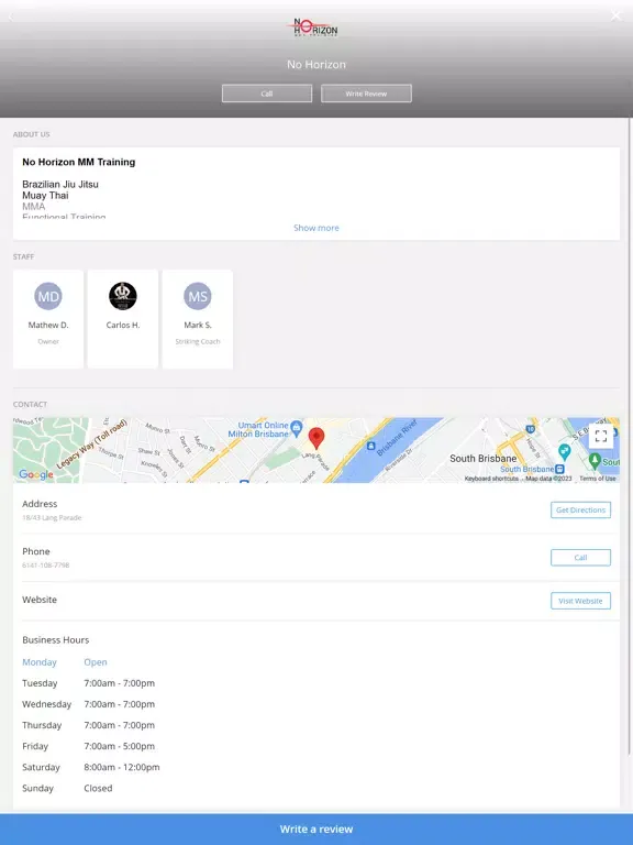 تصاویر No Horizon MMA Training iPad 