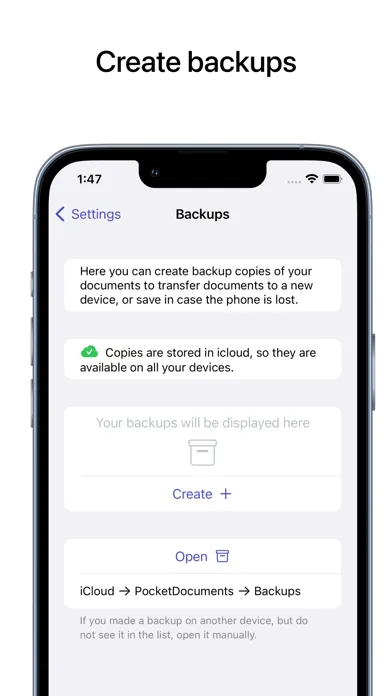 Pocket Docs - Document Storage Screenshots