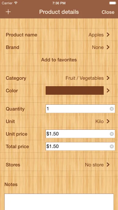 ShoppingList Pro Edition スクリーンショット