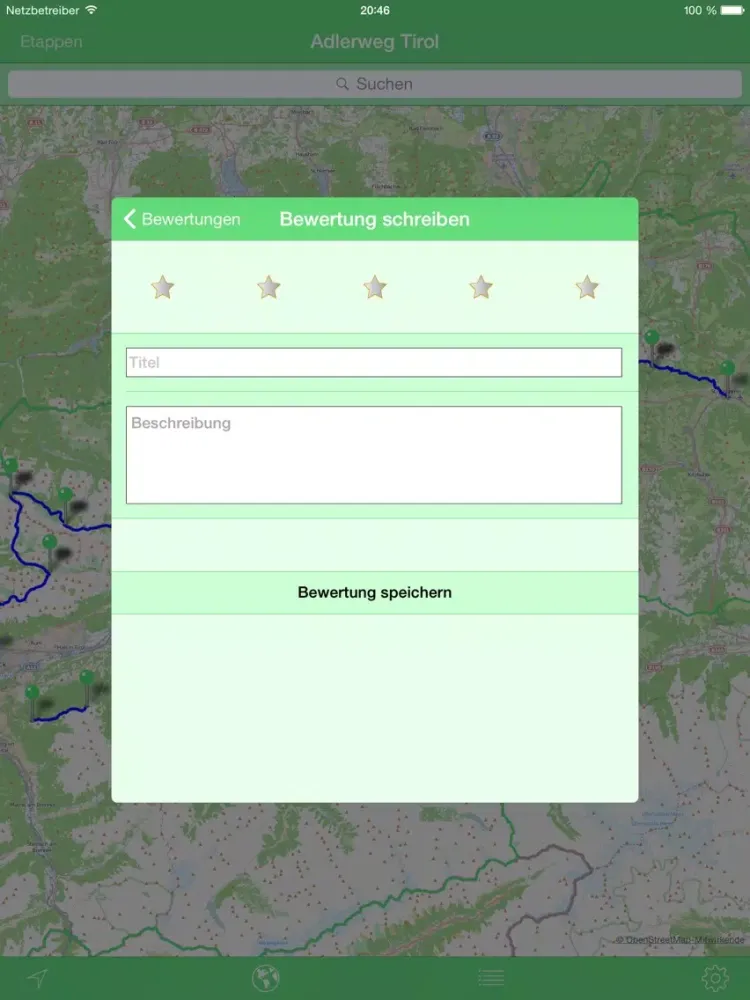 Adlerweg Tirol - Der Wanderweg für deine Hosentasche iPad  স্ক্রিনশট