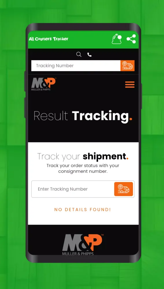 Zrzuty ekranu All Courier Tracker