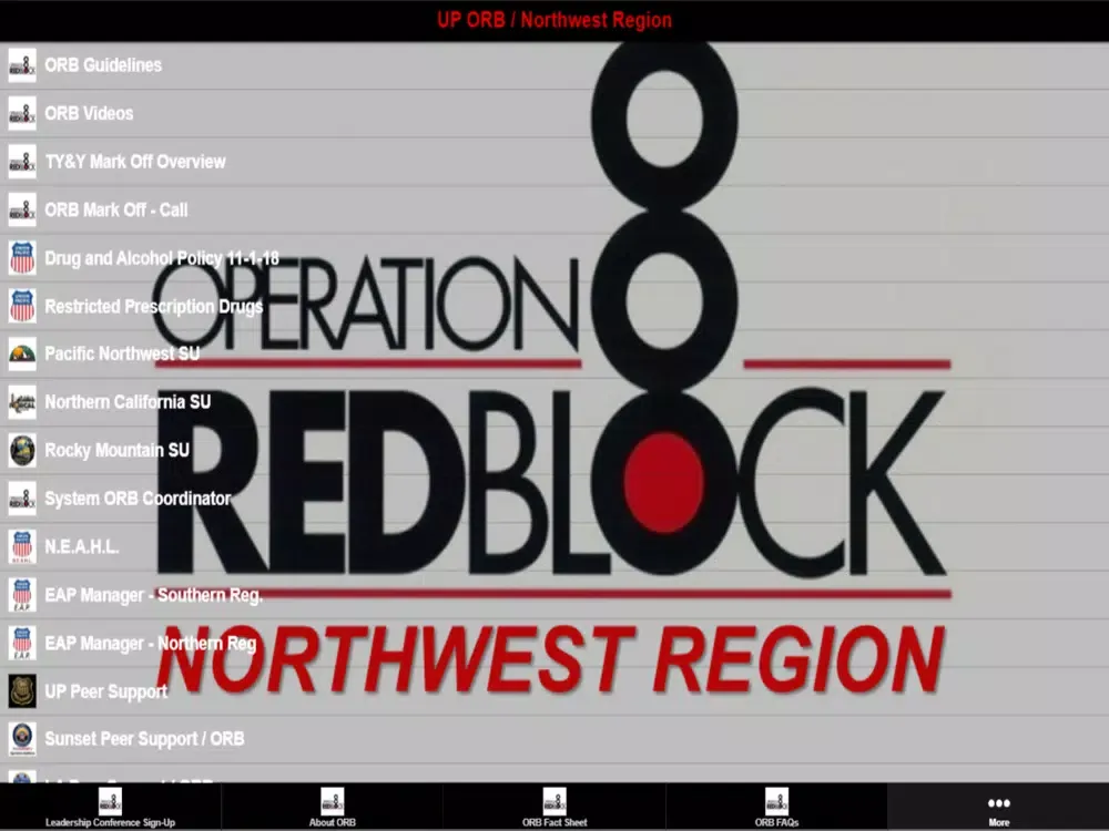 Скриншоты UP ORB / Northwest Region iPad 