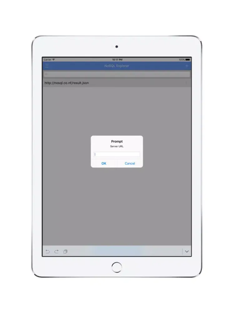 Capturas de pantalla de NOSQL Explorer iPad 