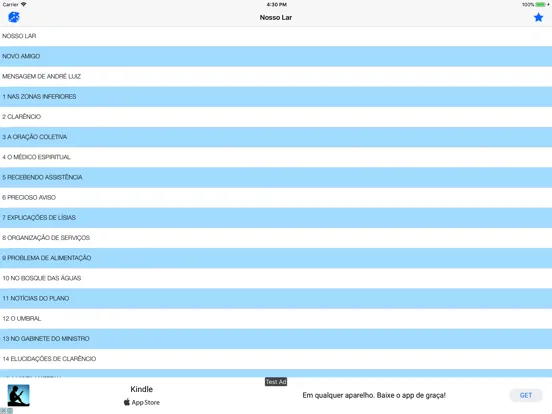 Ảnh chụp màn hình của Nosso Lar Chico Xavier iPad 