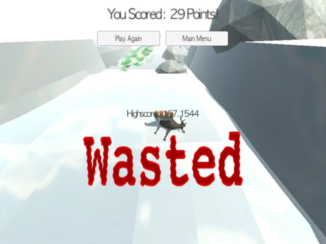 Capturas de tela do Extreme Animal Sledding iPad 