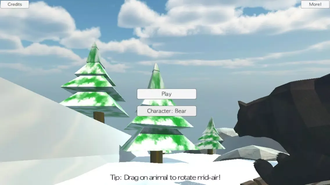 Capturas de tela do Extreme Animal Sledding