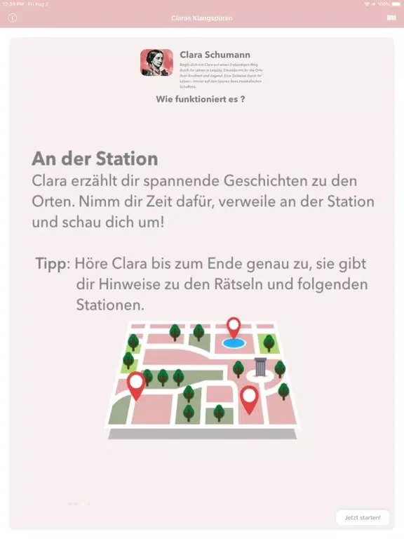 Claras Klangspuren iPad  Screenshots