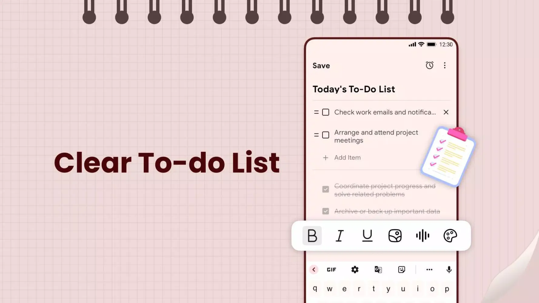 Notes, Notepad & Memo Calendar Screenshots