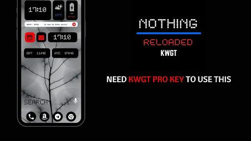 Nothing Reloaded KWGT (v2.0) Screenshots