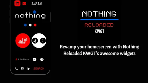 Nothing Reloaded KWGT (v2.0) Screenshots