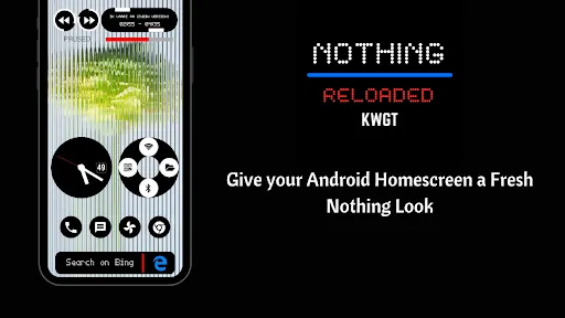 Nothing Reloaded KWGT (v2.0) Screenshots