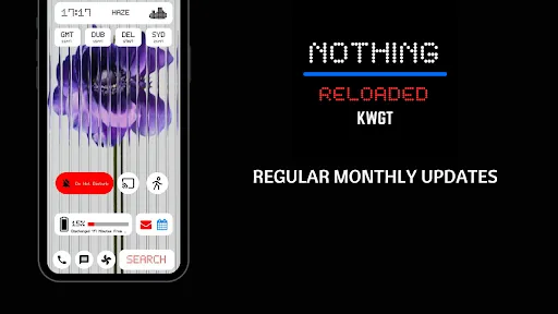 Nothing Reloaded KWGT (v2.0) Screenshots