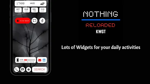 Nothing Reloaded KWGT (v2.0) Screenshots