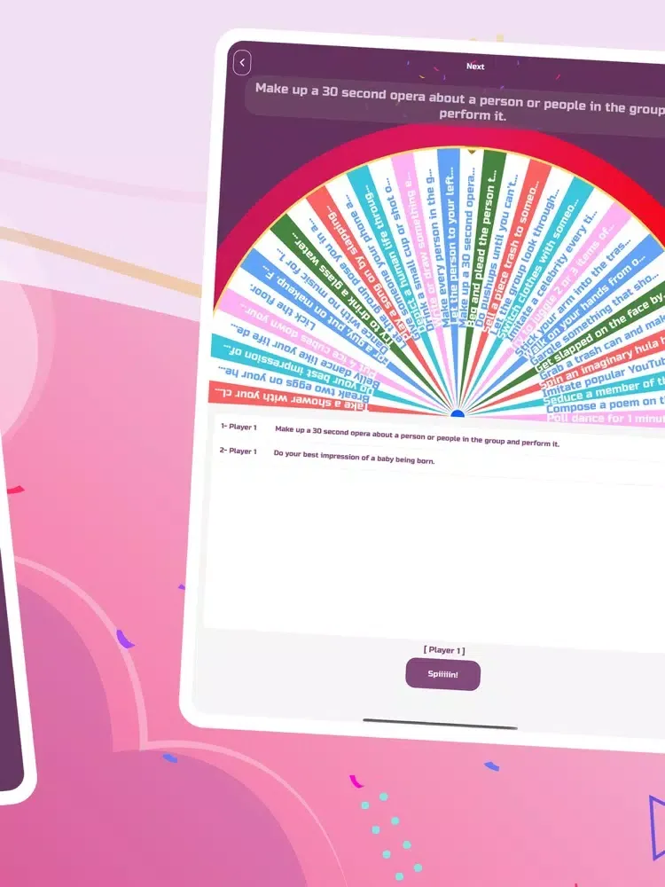 Ảnh chụp màn hình của Spinner - Decision maker wheel iPad 