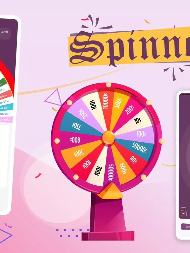 Ảnh chụp màn hình của Spinner - Decision maker wheel iPad 