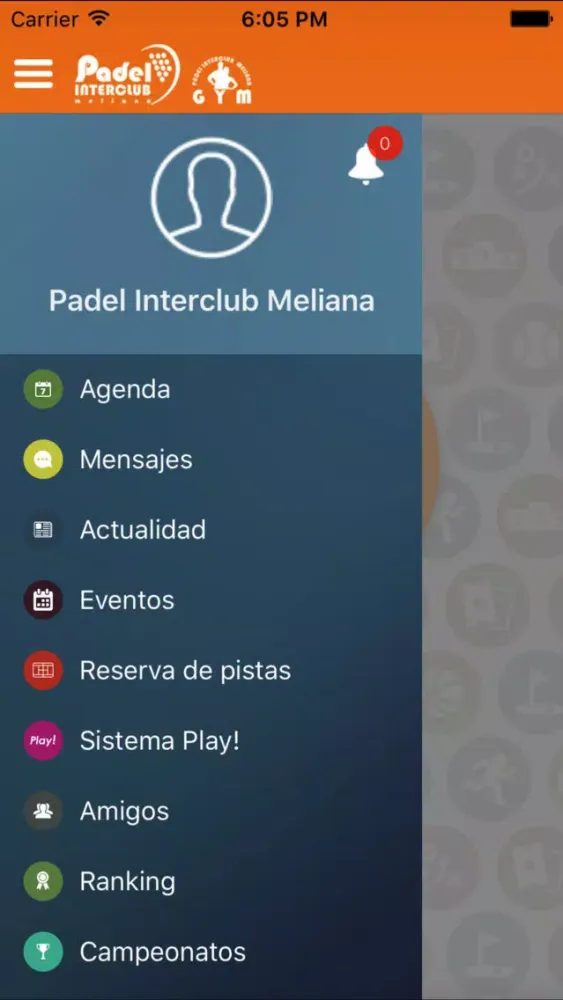 Zrzuty ekranu Pádel Interclub Meliana