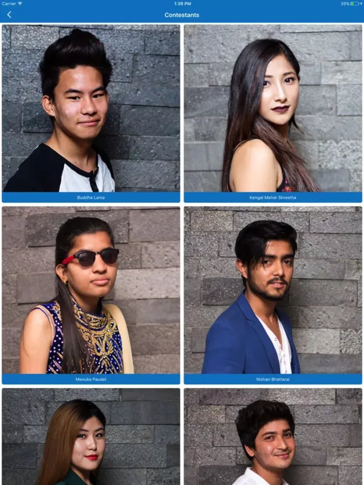 Captures d'écran de Nepal Idol iPad 
