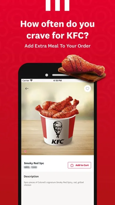 Ảnh chụp màn hình của KFC Nepal - Ordering App