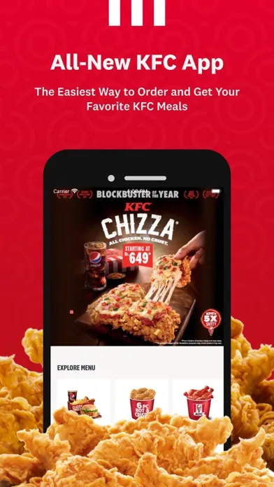 Ảnh chụp màn hình của KFC Nepal - Ordering App