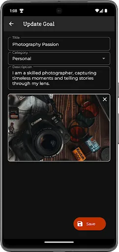 Lifetime Goals (Bucket List) Screenshots