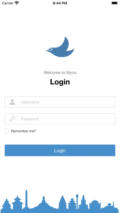 Capturas de tela do Myna Official