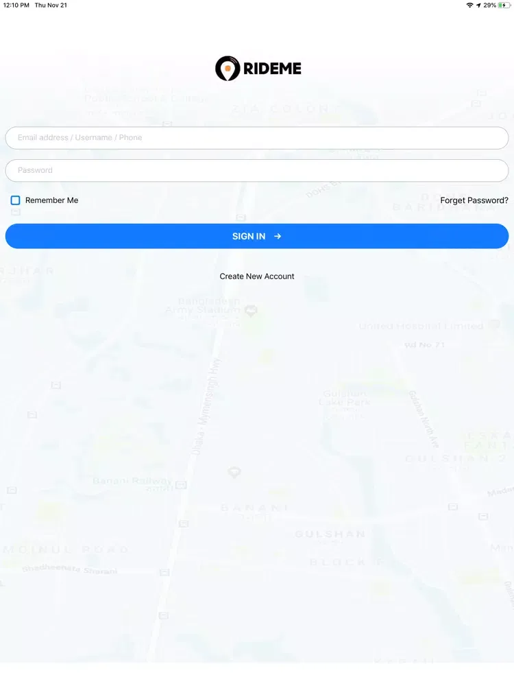 RideMe Customer iPad 應用截圖