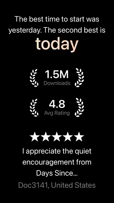 تصاویر Days Since: Quit Habit Tracker
