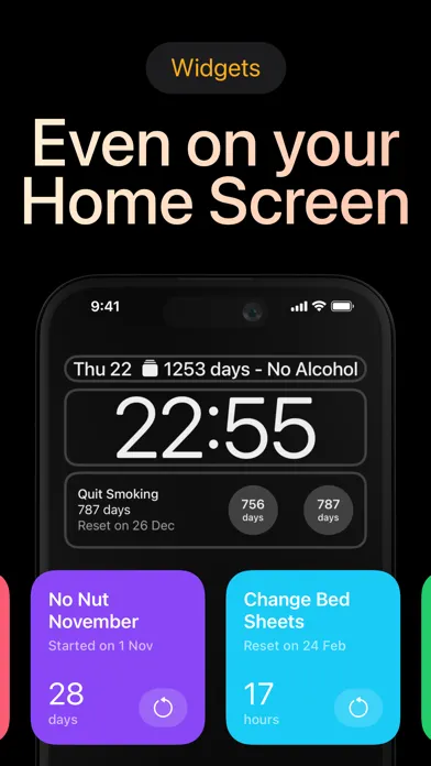 تصاویر Days Since: Quit Habit Tracker