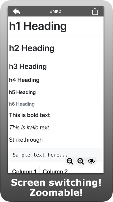 Tangkapan skrin Markdown Editor - #MKD