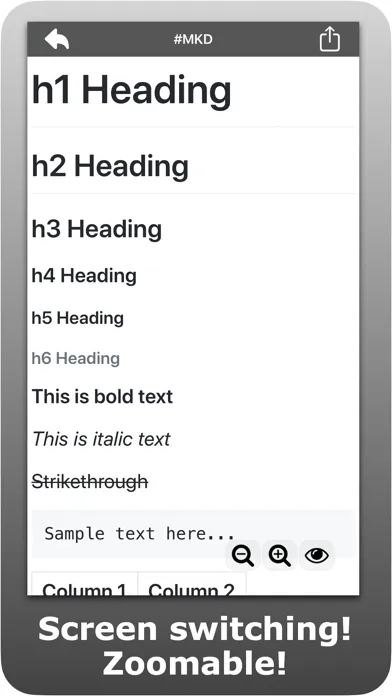 Markdown Editor - #MKD سکرین شاٹس