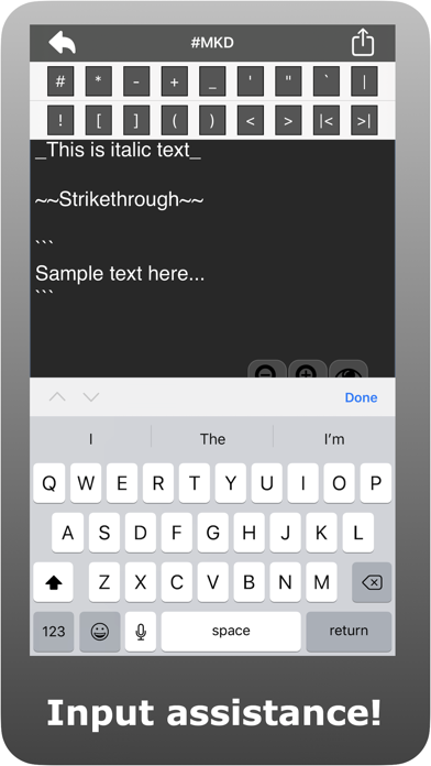 Tangkapan skrin Markdown Editor - #MKD