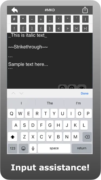 Markdown Editor - #MKD سکرین شاٹس