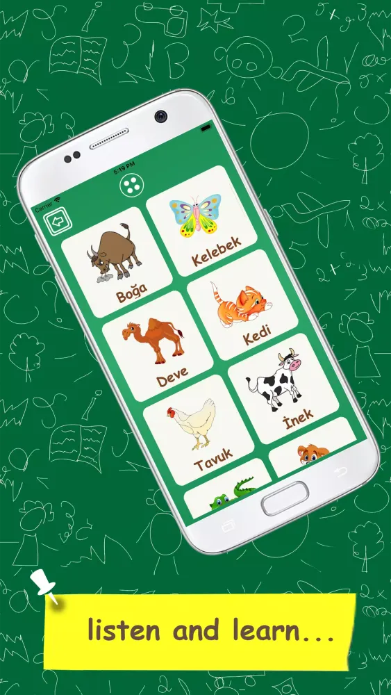 Learn Turkish Vocabulary - Kid应用截图