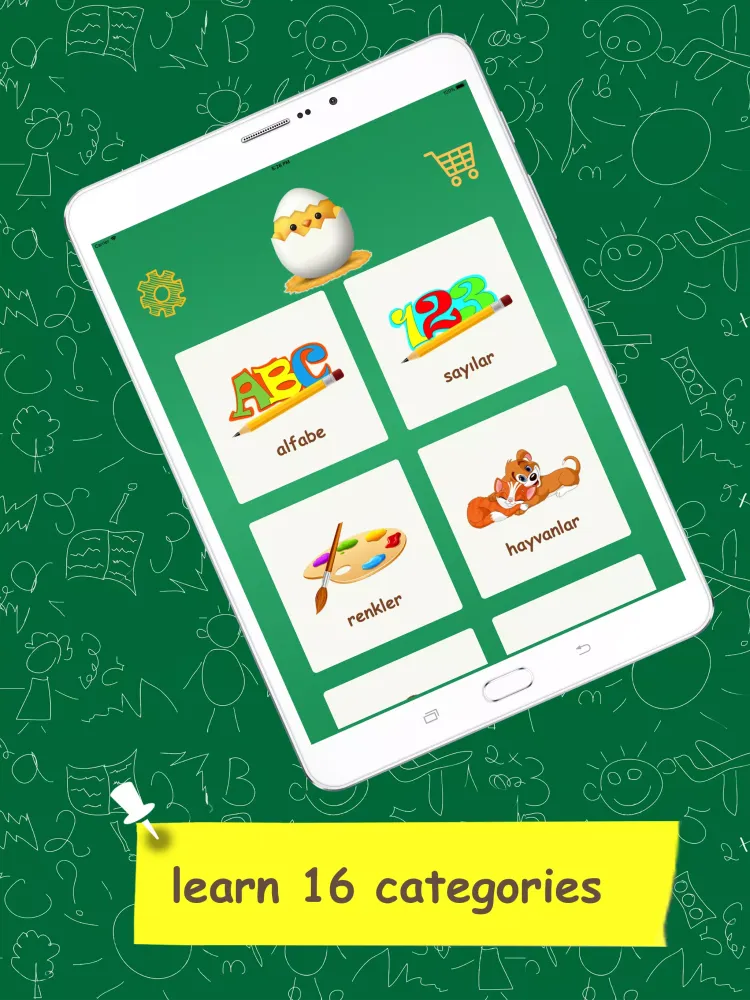 Learn Turkish Vocabulary - Kid应用截图