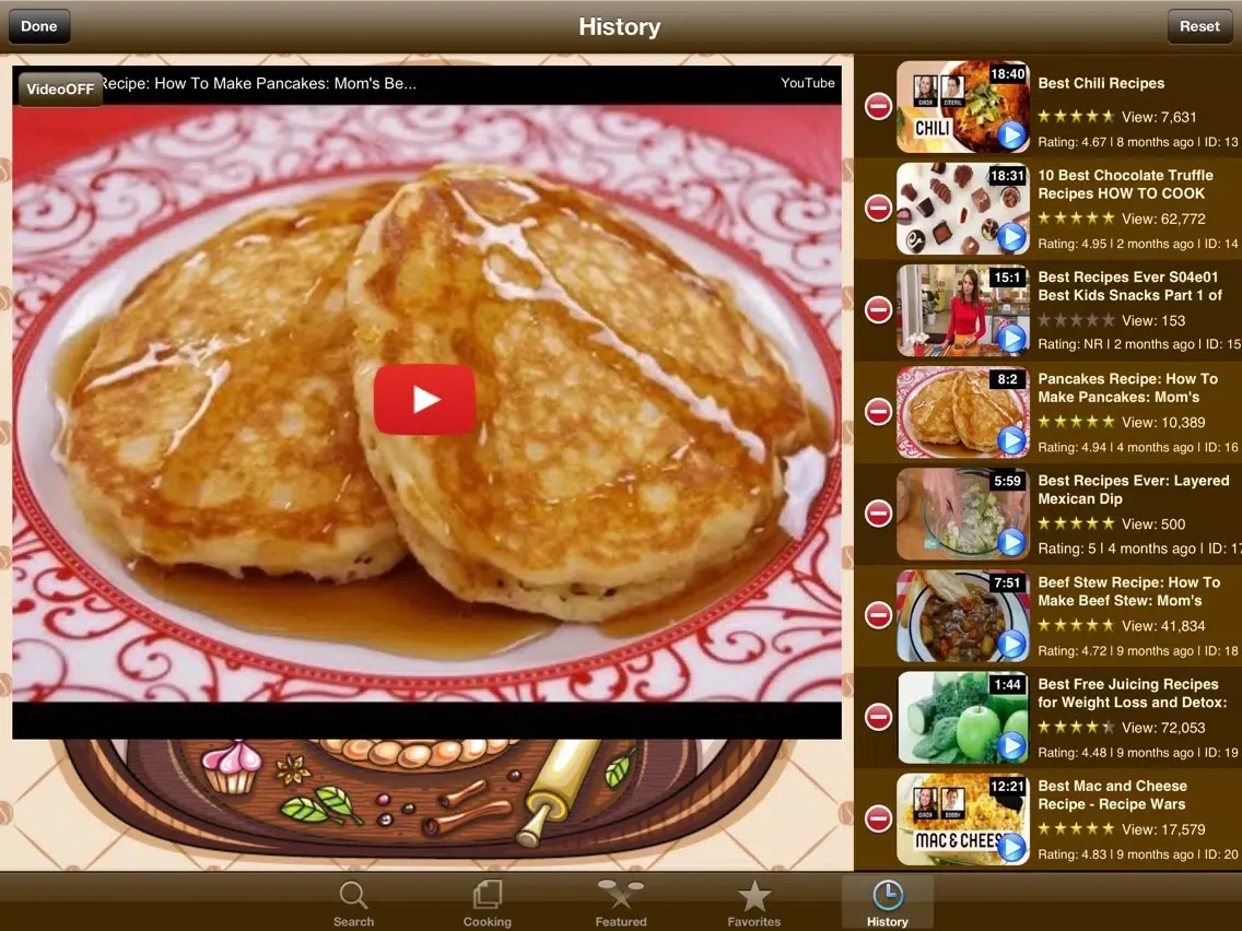 Food Dessert Cooking Recipes iPad  স্ক্রিনশট