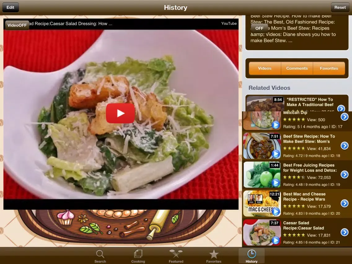 Food Dessert Cooking Recipes iPad  স্ক্রিনশট
