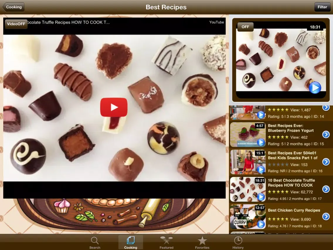 Food Dessert Cooking Recipes iPad  স্ক্রিনশট