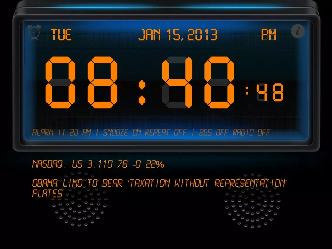 News Alarm Clock Radio - Free iPad  Ekran Görüntüleri