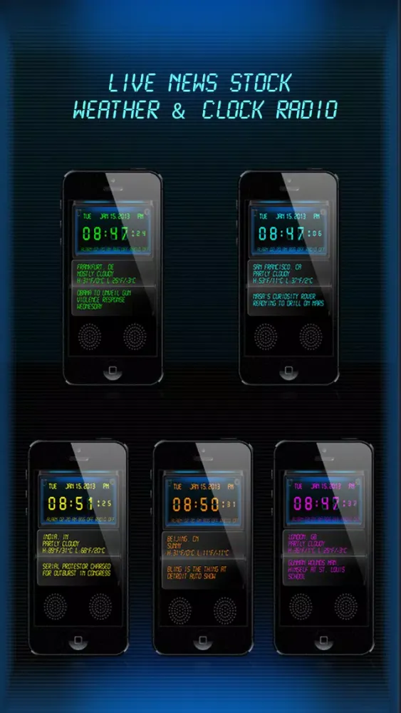 News Alarm Clock Radio - Free Ekran Görüntüleri