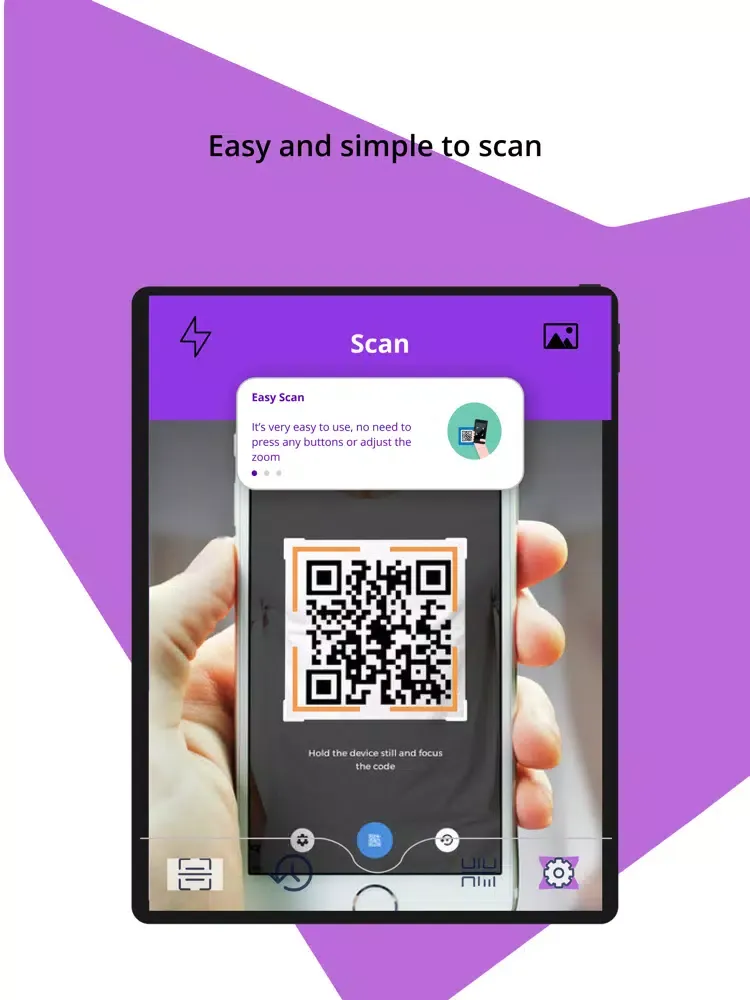 NTA QR Code Reader iPad  스크린샷