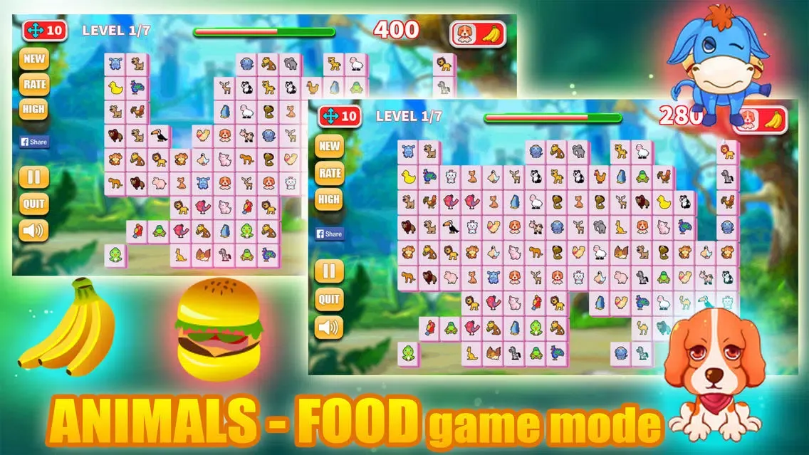 Onet Connect Fresh Animal & Fruit Classic スクリーンショット
