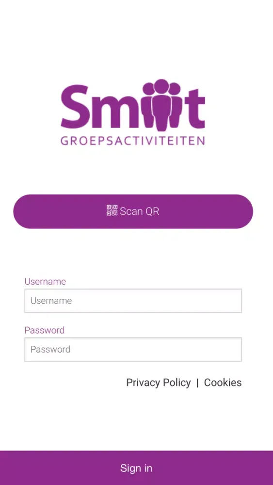 Zrzuty ekranu Smit Groepsactiviteiten