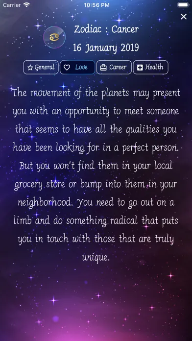 Screenshot di Daily Horoscope by Zodiac Sign