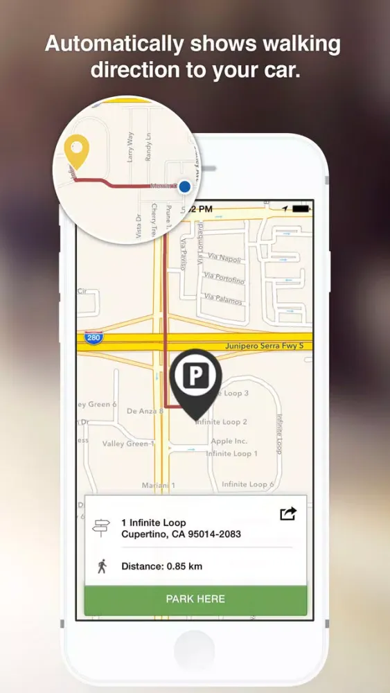 ภาพหน้าจอของ Find my car - Never Forget Where You Parked