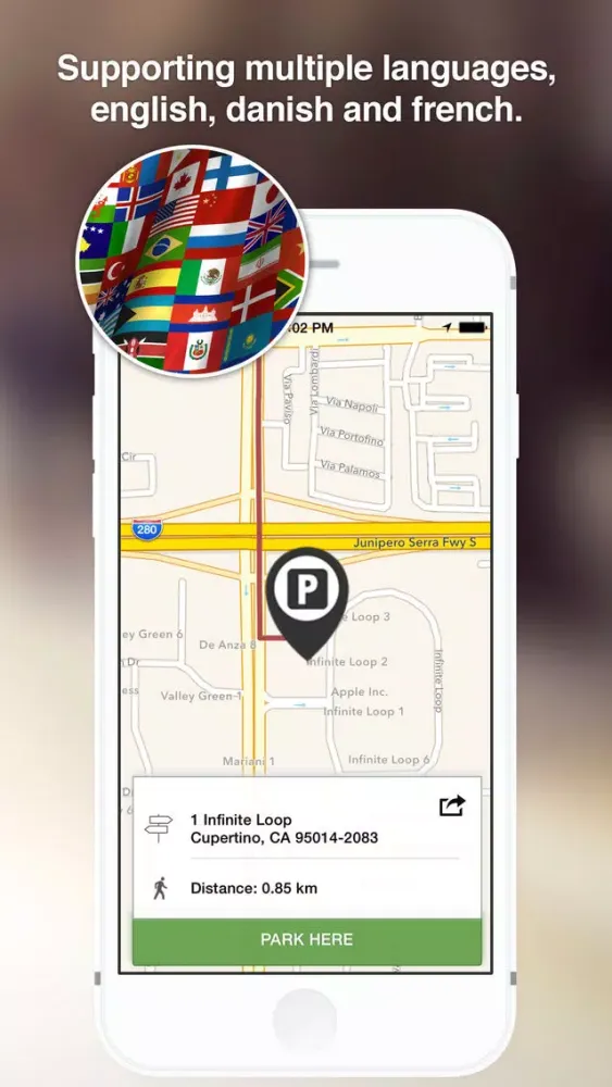 ภาพหน้าจอของ Find my car - Never Forget Where You Parked