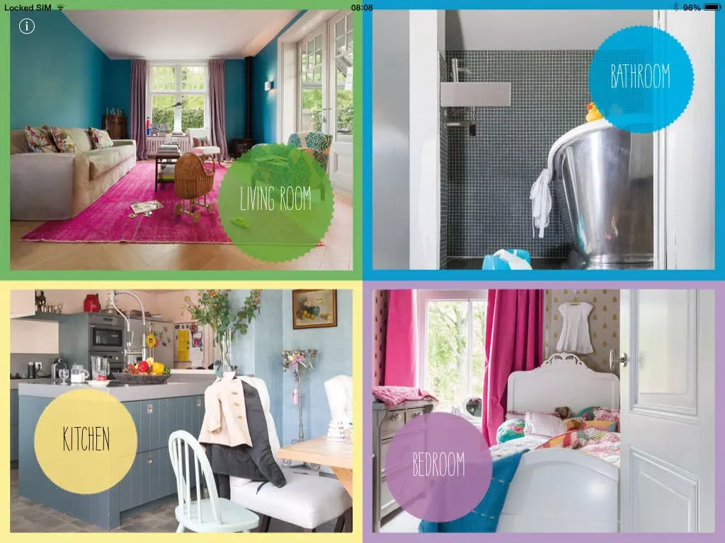 Capturas de tela do First words, my house iPad 