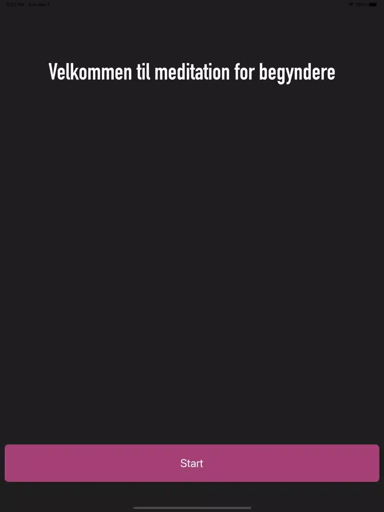 Meditation for begyndere iPad  स्क्रीनशॉट