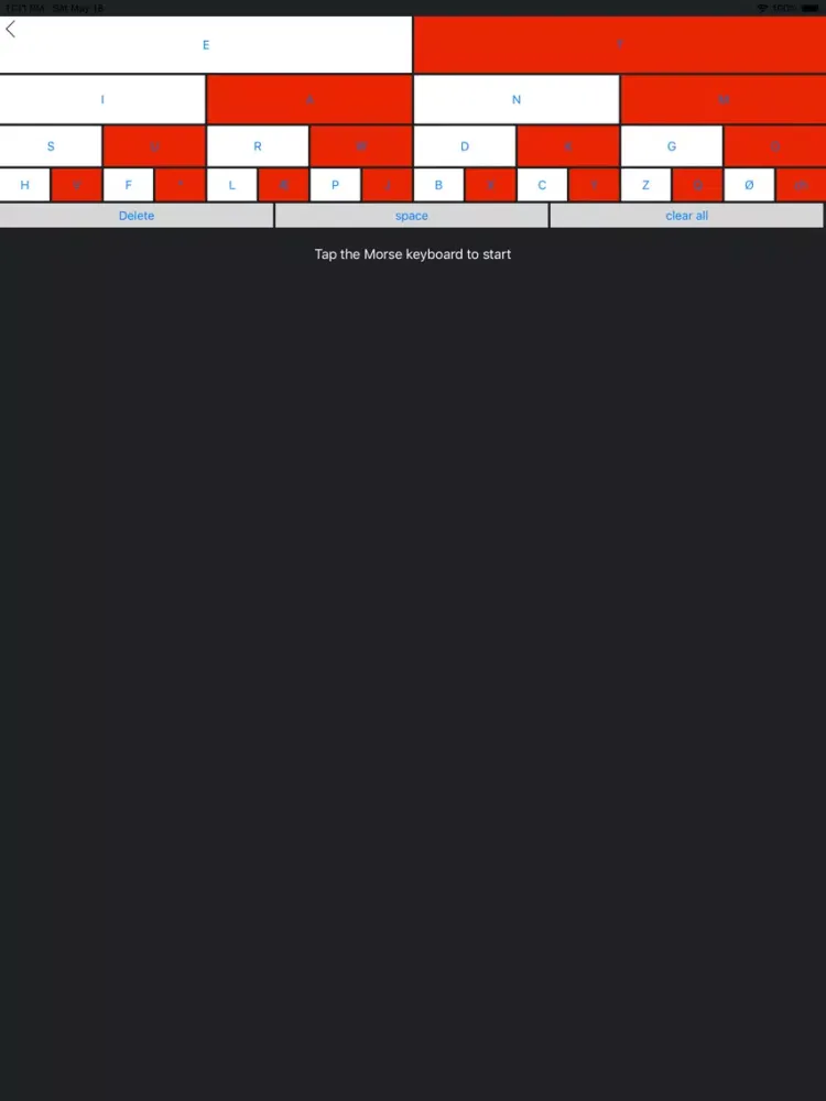 Real-time morse translator iPad  Screenshots