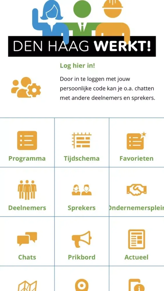 Ảnh chụp màn hình của Den Haag Werkt!